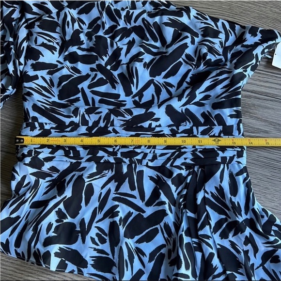 Veronica Beard Vida One Shoulder Silk Blouse - Picture 8 of 13